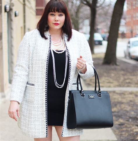 plus size chanel style jacket